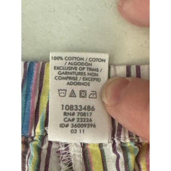 Victoria's Secret Women Size L Stripe Pajama Set Long Sleeve Button Top Pants - Picture 7 of 9